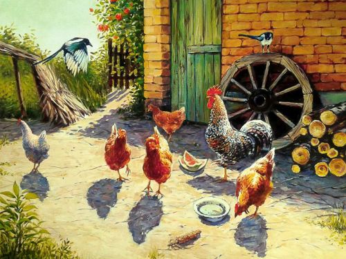 Παζλ - The Kingdom of the Rooster, 50x70cm, 1000 τεμάχια