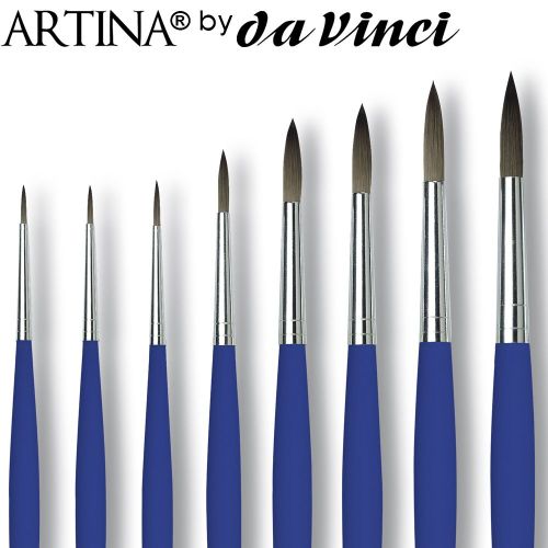 Στρογγυλή βούρτσα Da Vinci - Διαφορετικά μεγέθη