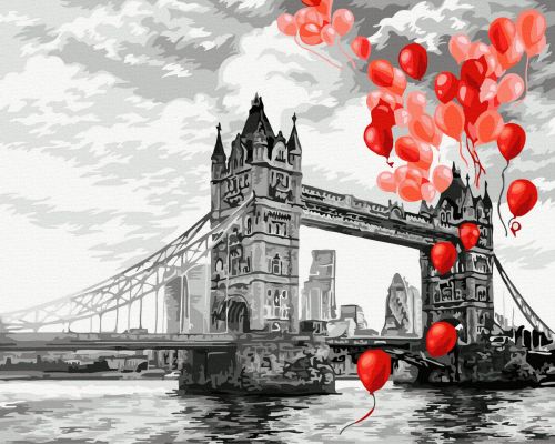 Ζωγραφική με αριθμούς - Tower Bridge, 40x50cm