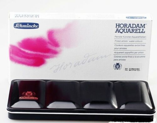 Σετ ακουαρέλες Schmincke Horadam, 24 χρωμάτων, σε μεταλλικό κουτί